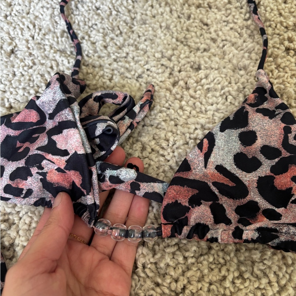 Leopard Print Bikini Set - Picture 2 of 3